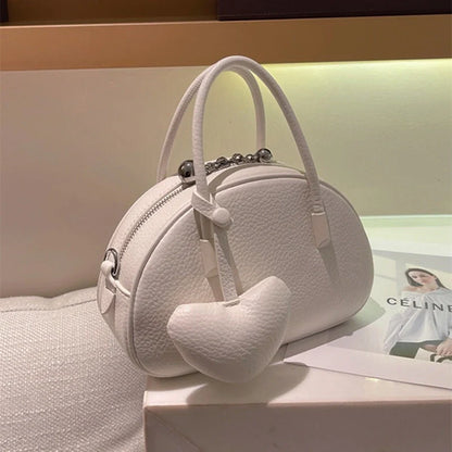 2024 Women's Luxury Designer Heart Crossbody Bag in genuine leather