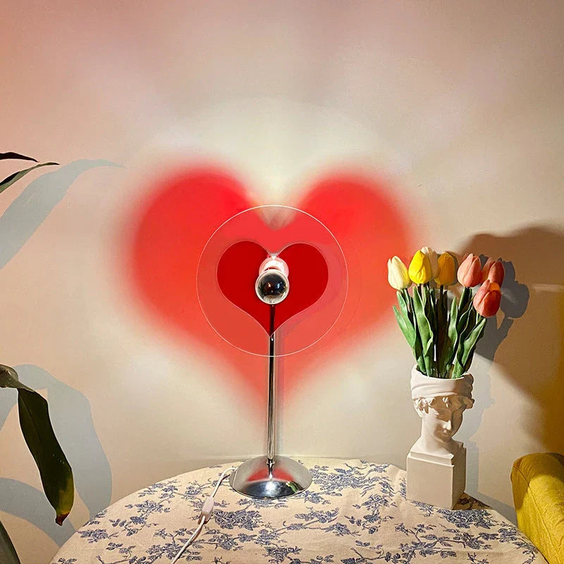 Stylish USB-powered bedside table lamp with cracked glass shade for creating a cozy, romantic ambiance in the bedroom