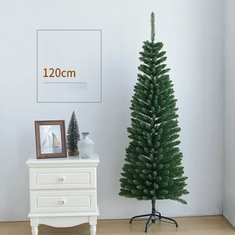 1.2 m green PVC Christmas tree for easy holiday decorating