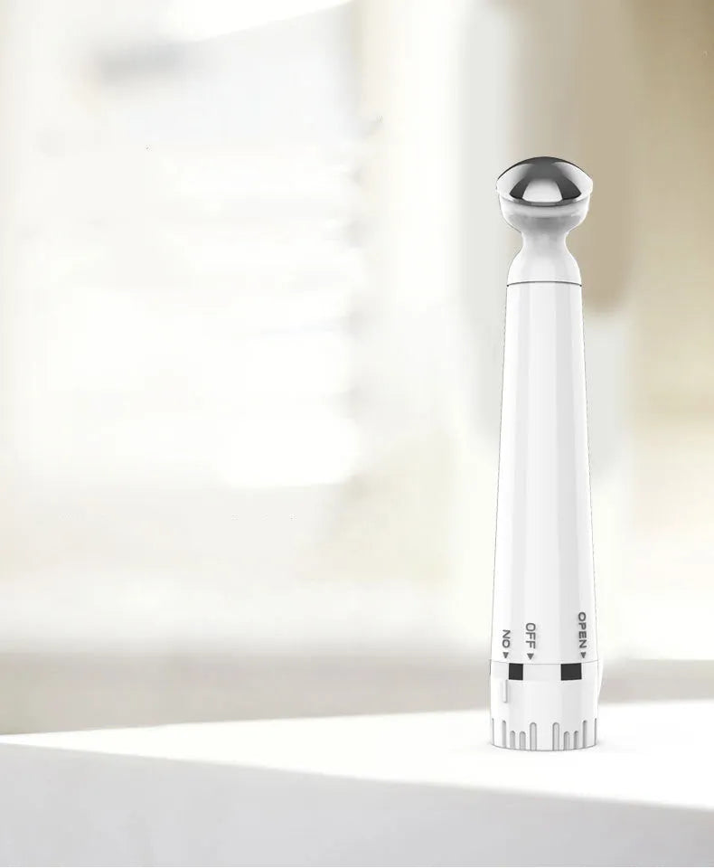 Tightening beauty instrument with USB charging and three light modes, white and gold options