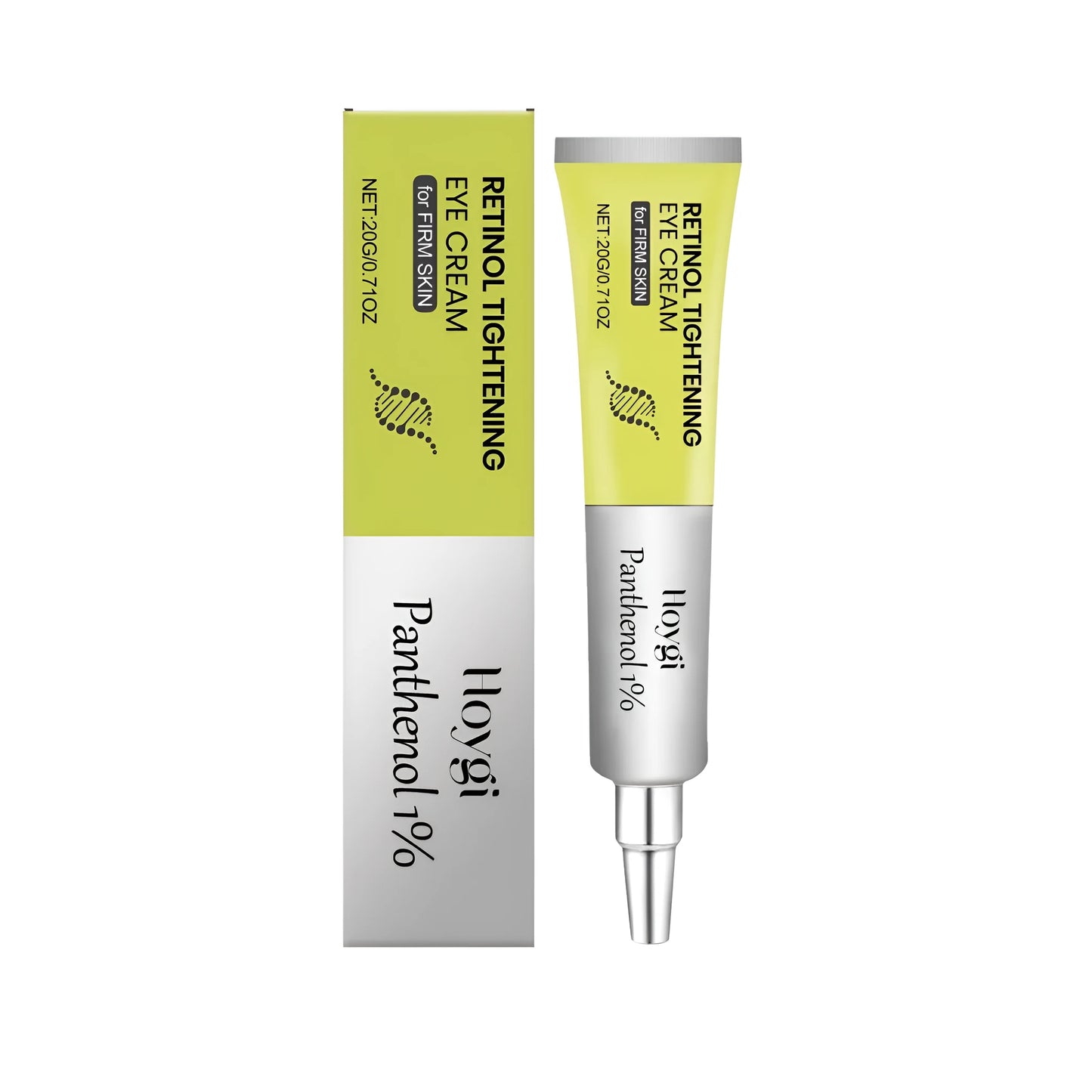 20g tube of retinol and panthenol eye cream for under-eye hydration