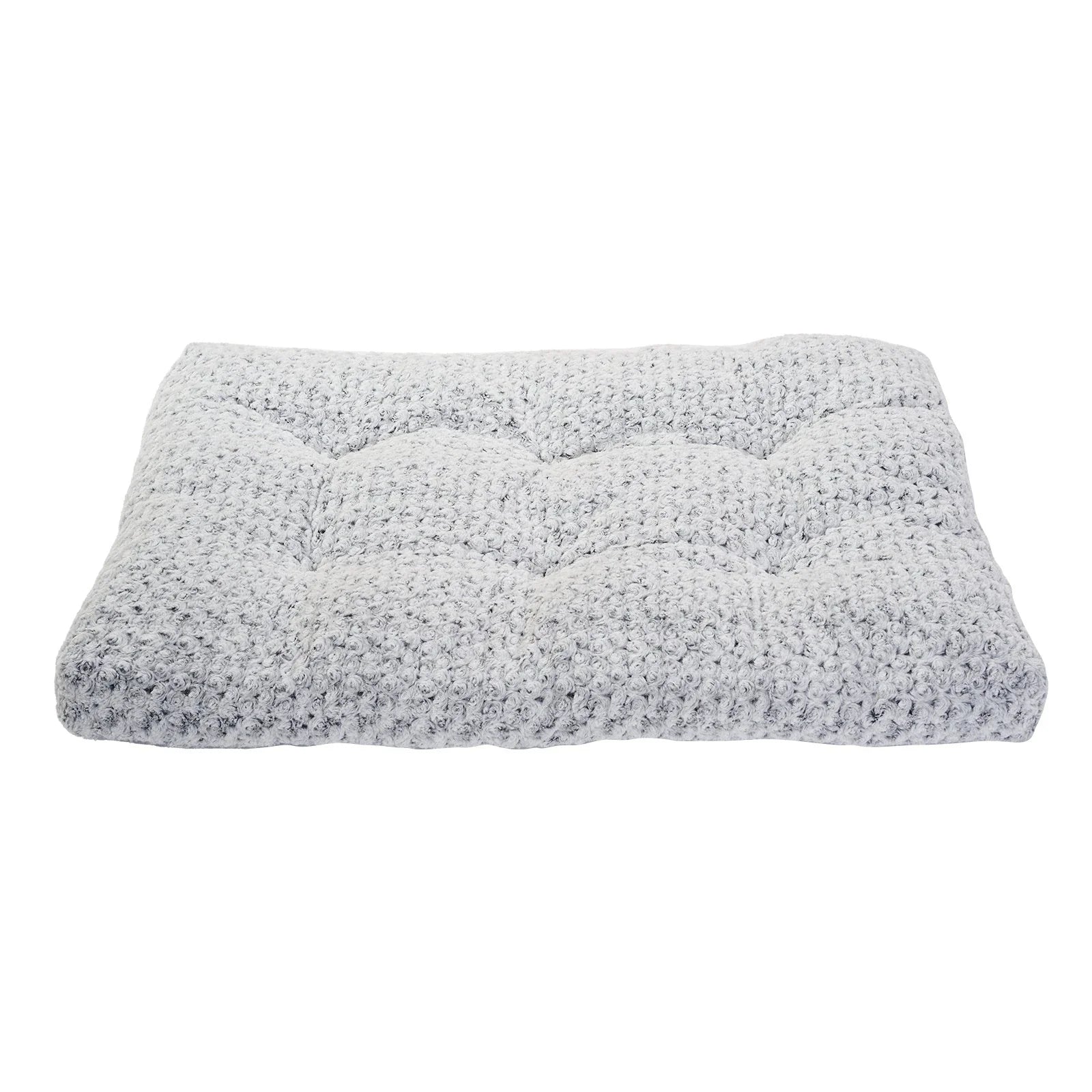 Premium rose velvet orthopedic dog bed with soft, fluffy cotton lining for maximum comfort and support