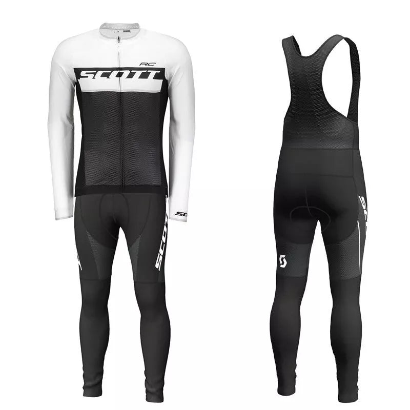 Men's breathable shortsleeved bib cycling jersey suit in various colours for summer rides