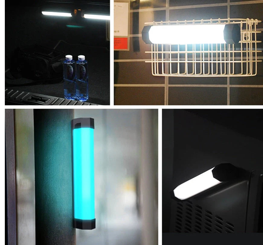 Waterproof handheld RGB LED tube light for photography and videography, with 36,000 color options, wireless controls, and versatile mounting capabilities