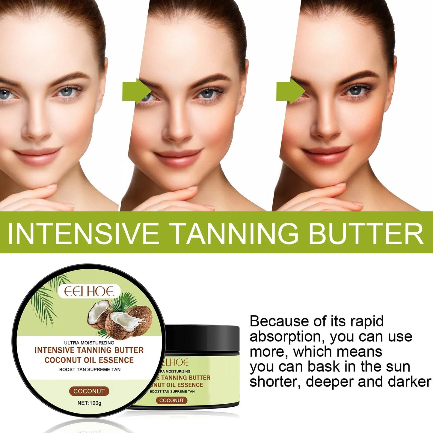 Coconut Help Black Frost 100g outdoor blackening cream container with natural oil ingredients