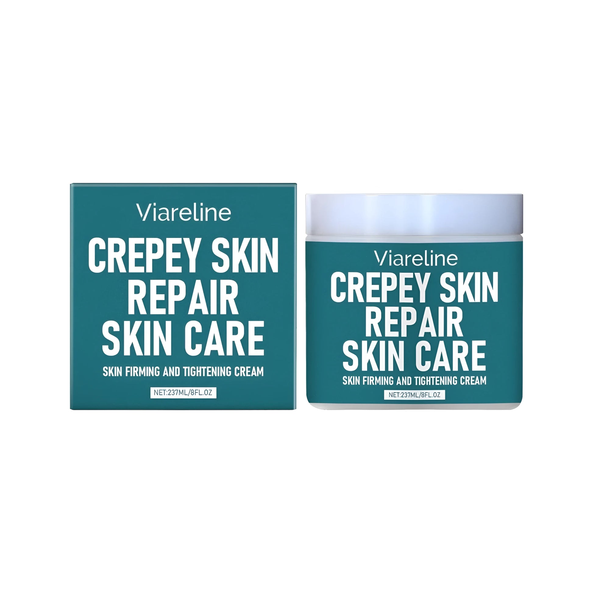 237ml pump bottle of firming facial cream with hyaluronic acid.
