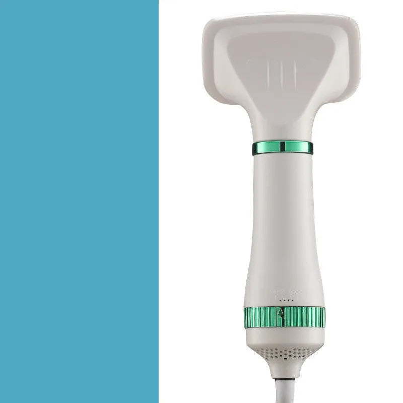 Household dog teddy pet hair dryer grooming tool with adjustable airflow settings and one-key hair removal feature