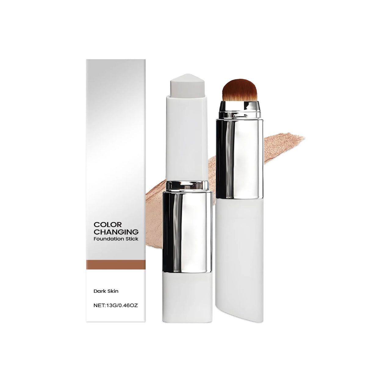 Foundation make-up stick in ivory white, natural colour and deep flesh colour options