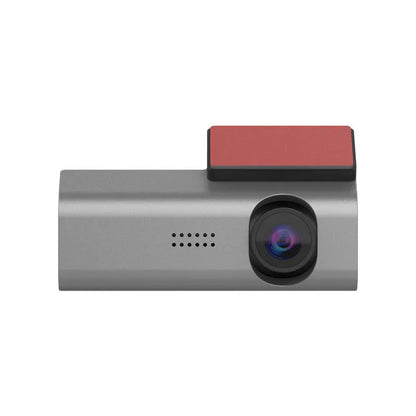 Hidden wireless 4K driving recorder designed for adhesive mounting behind a car's rear-view mirror.