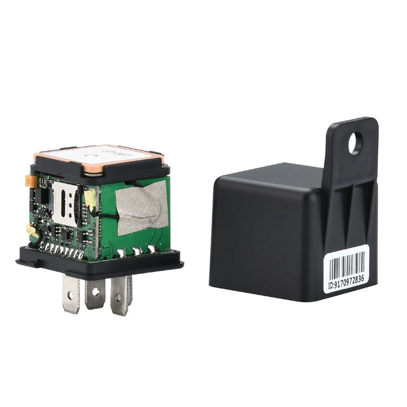 GPS vehicle tracker anti-theft positioning device for electric vehicles and motorcycles with vibration alarm and IPX5 waterproof rating using 2G ST-907 or 4G ST-907L formats in wired installation with polymer battery