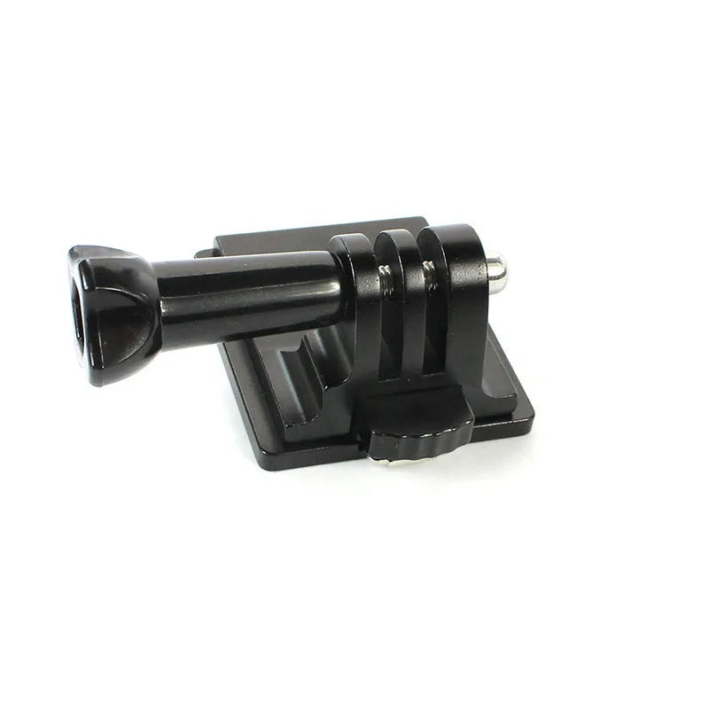 Black helmet holder extension rod with quick release bracket for GoPro Hero 3 and 4 cameras