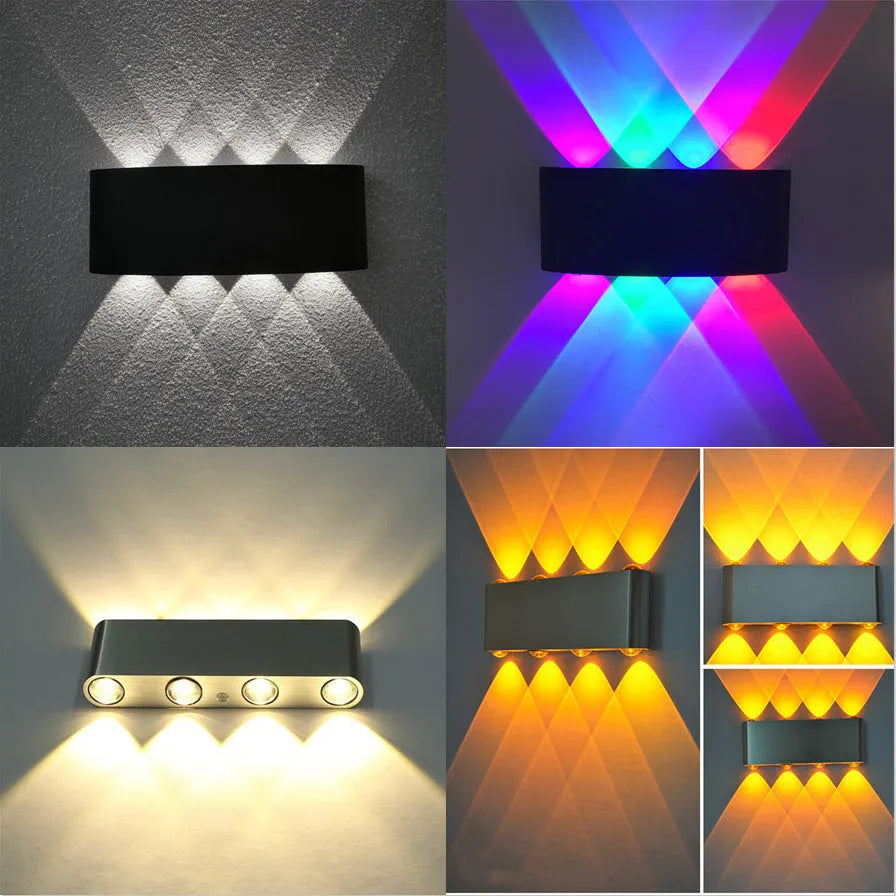 LED corridor aisle background lamp with aluminium housing showing 180mm length