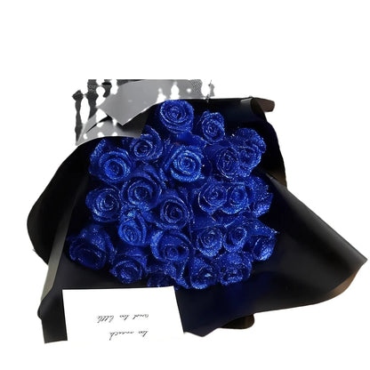 Personalised Valentine's Day preserved bridal bouquet with manual processing in multiple colour options