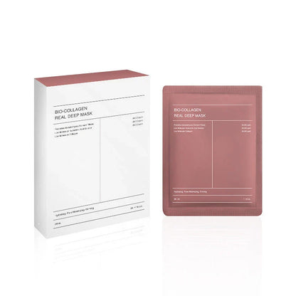 Rejuvenating collagen face mask for hydrating, firming, and brightening skin