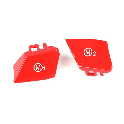 BMW steering wheel M1 M2 mode button accessories in red and blue colour options