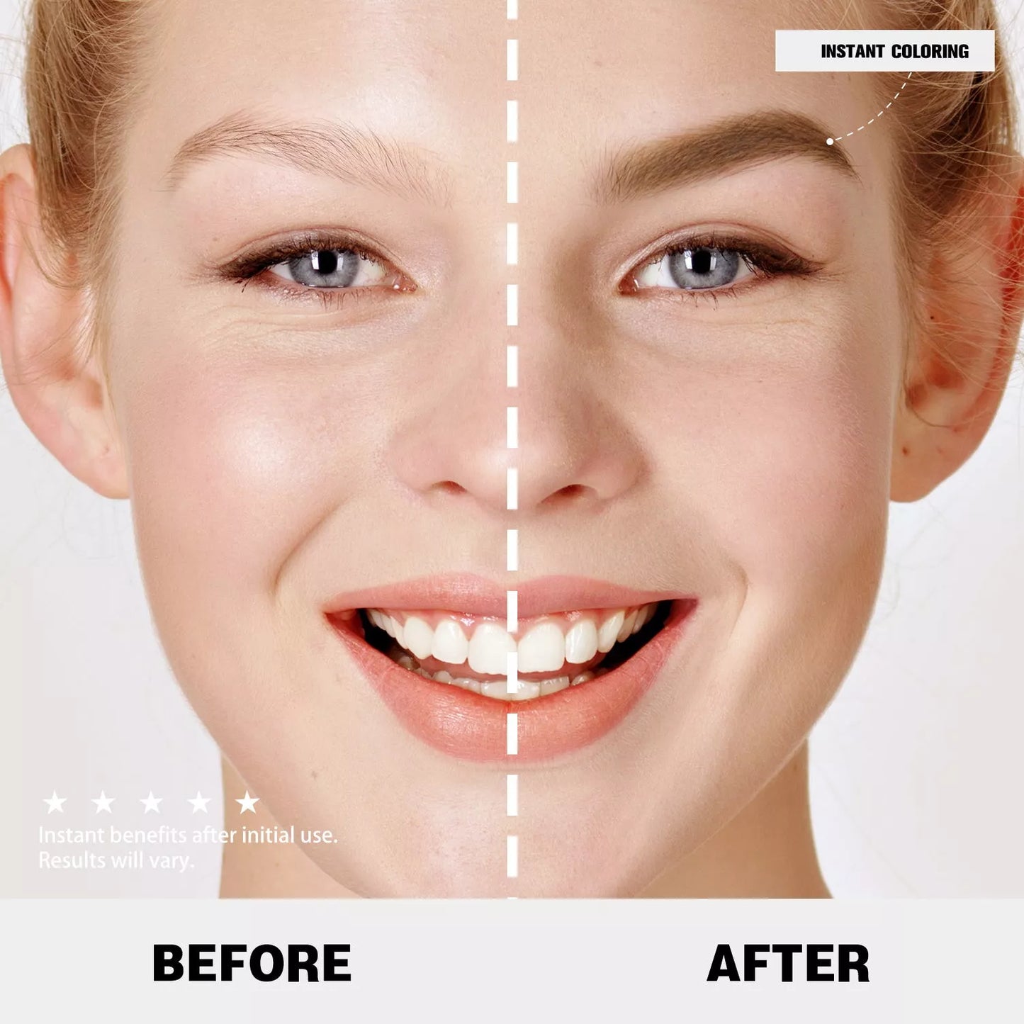 PHOFAY Tinted Eyebrow Gel in a 10ml tube with precision brush for natural-looking brows