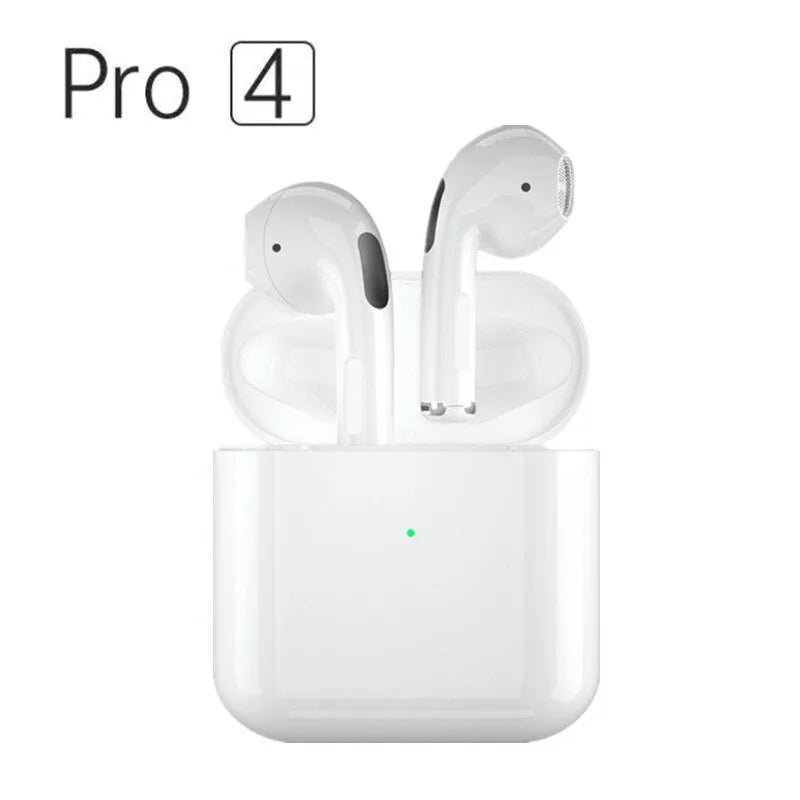 Stereo Binaural Sports Pro4 Wireless Bluetooth-compatible Headset in Pro4 Black and Pro4 White colours