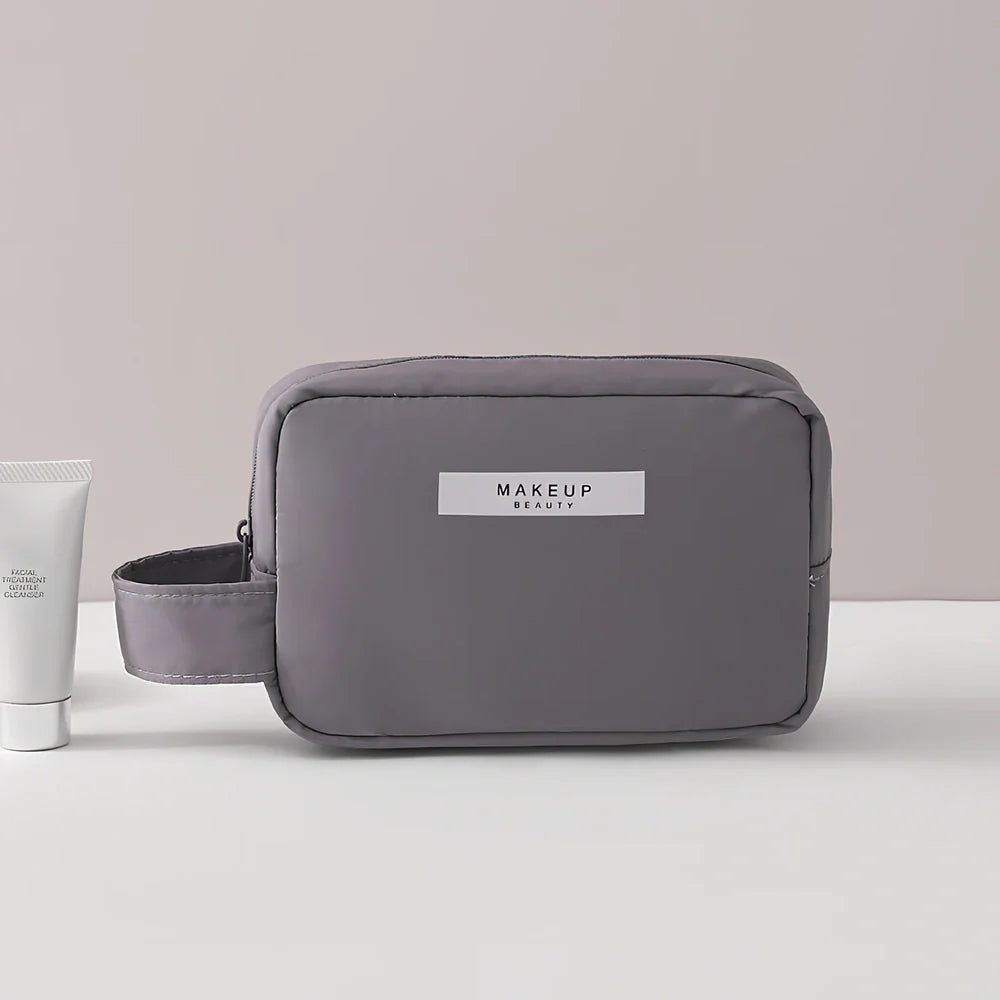 23x16.5x8cm travel cosmetic organiser bag with sponge construction and multiple compartments