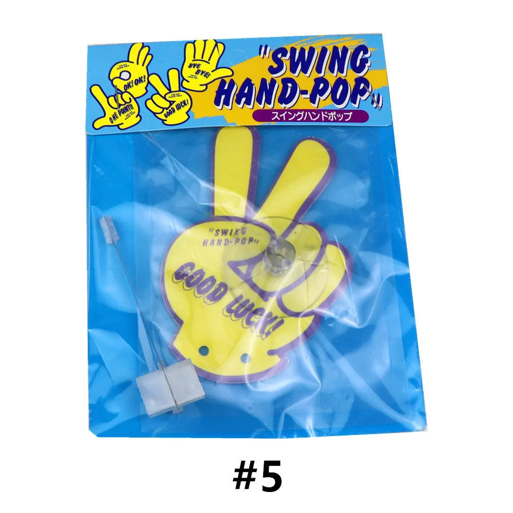 Swing hand cartoon aromatherapy pendant with jasmine green tea fragrance in multiple colour options