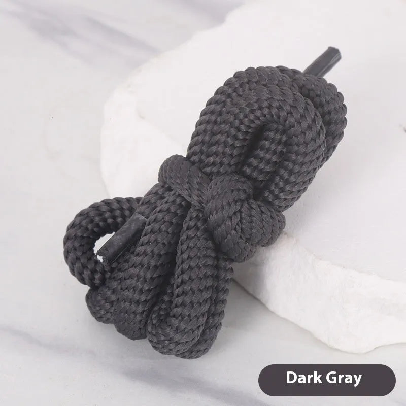 Oval shoelace adapter rope in various colours, showing 1.0cm width and length options for sweatshirts and hats.