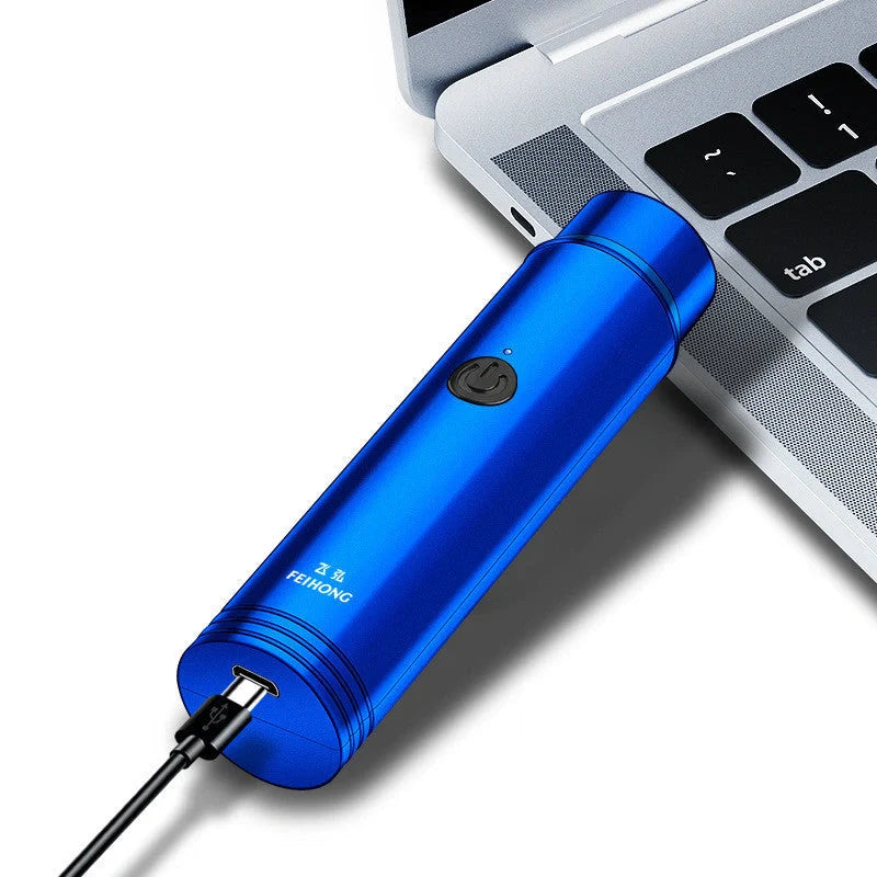 ARECTECH Mini Electric Shaver with double-blade for smooth shaving
