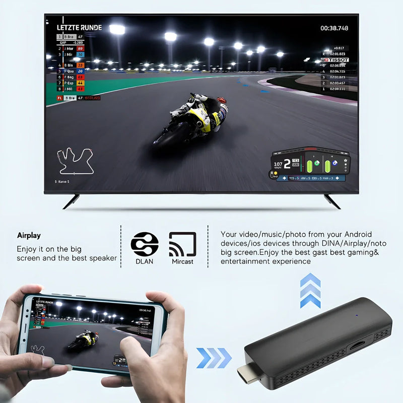 Homeenjoy UK Elevate Your Entertainment: Android 10 4K Streaming TV Stick