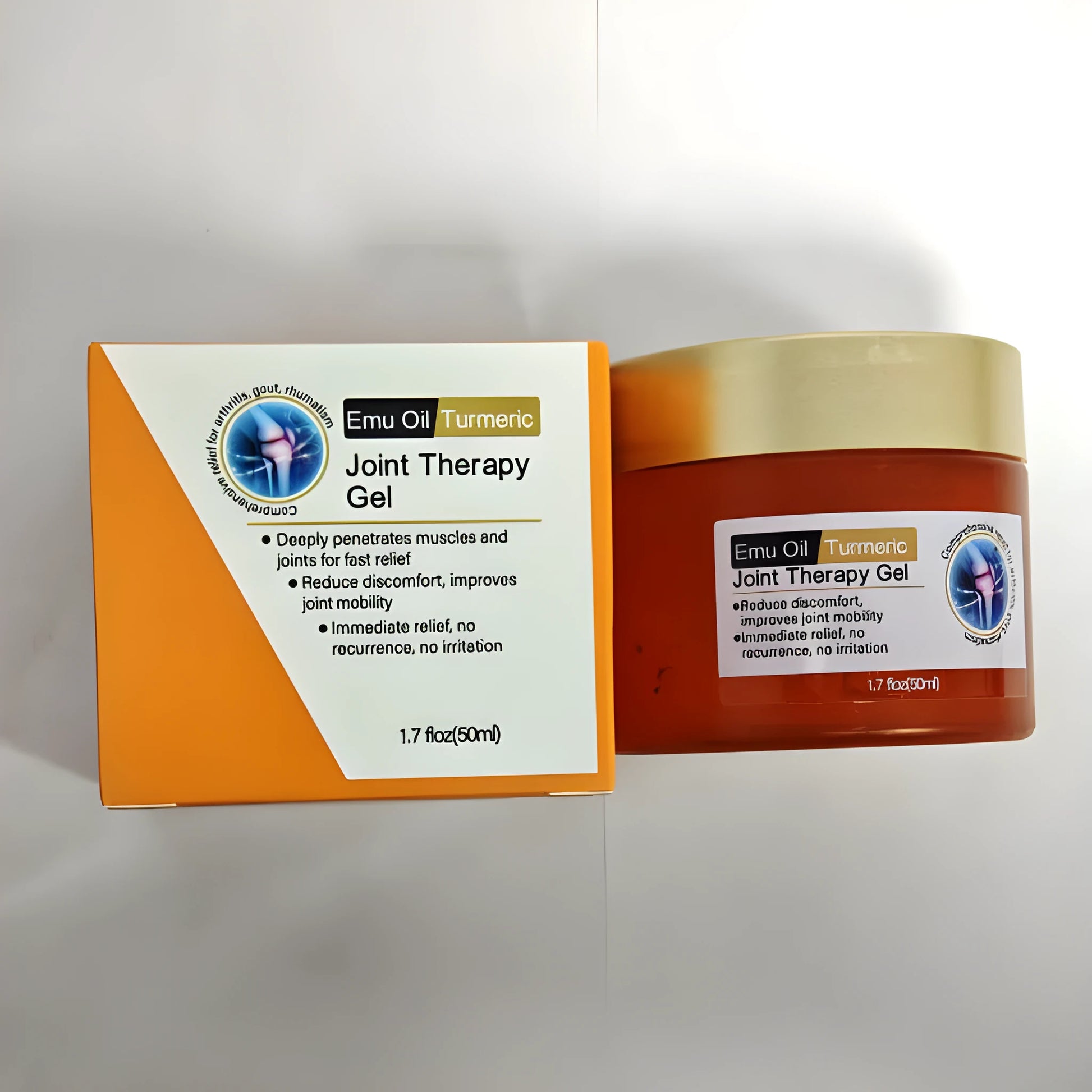 50ml turmeric joint neck cream in container for neck pain relief