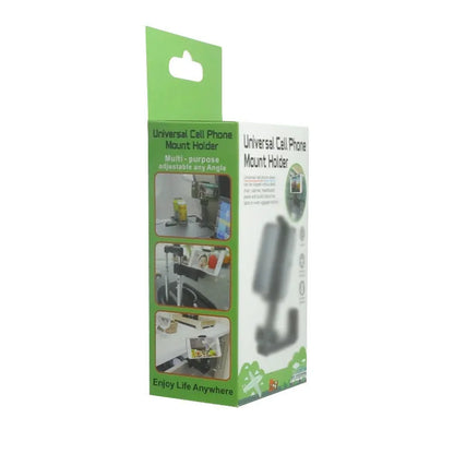 H22 Black 360-degree rotary collapsible phone holder on desktop