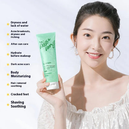 Aloe vera gel moisturising repair cream 280g for neutral and dry skin, hydrating and refreshing