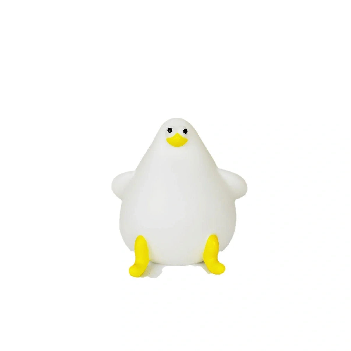 Adorable silicone seagull night light with soft glow, perfect for kids' rooms and bedtime.