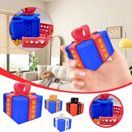 A unique 3D gift box with intricate details and a playful design, perfect for adding a touch of humor and personality to your gift-giving.