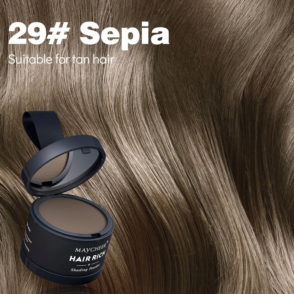 Hairline sculpting contour powder in plastic container with 4g content and waterproof properties