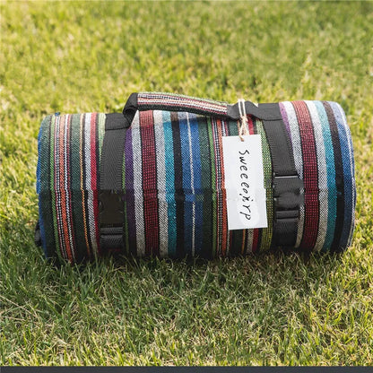 Outdoor moisture-proof tent thickened lawn picnic mat in various colours and sizes