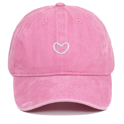 Retro-style baseball cap with colourful machine embroidery on a soft cotton dome crown, shown in a wine red colour.