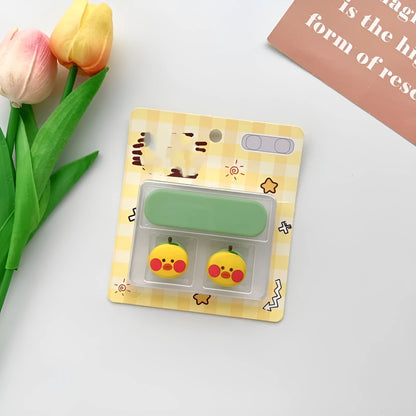 Cartoon-themed plastic magnetic data cable fixer for desktop organisation.