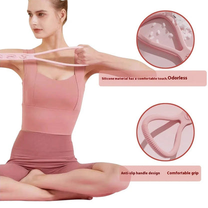 Women's Fitness Elastic Band Chest Expander in vibrant colors for effective workouts