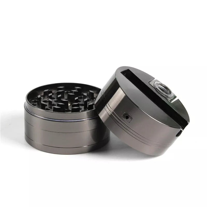 The Swifty Grinder - durable zinc alloy tobacco grinder with comfortable handle