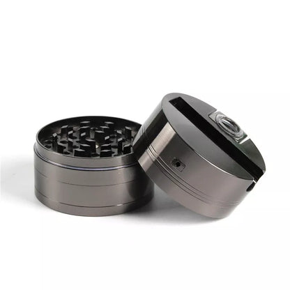 The Swifty Grinder - durable zinc alloy tobacco grinder with comfortable handle