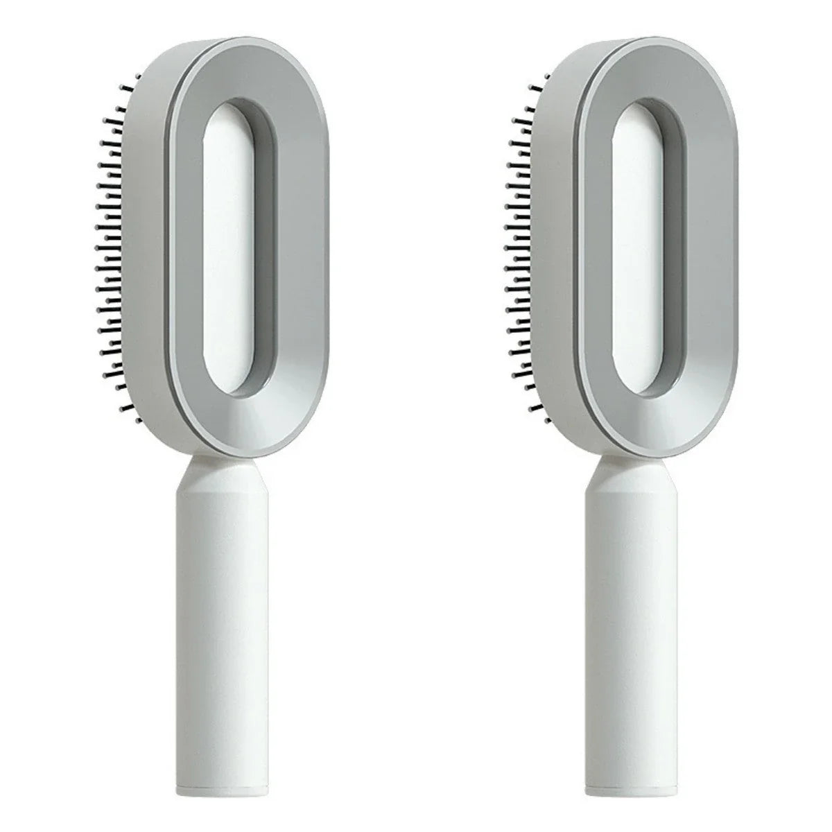 Premium self-cleaning hair brush with airbag massage technology for smooth, healthy hair