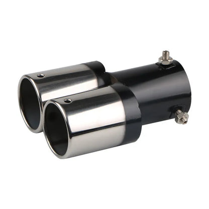Universal stainless steel exhaust pipe tip extension for car customisation