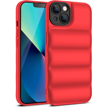 Solid colour TPU protective phone case for iPhone Pro Max and 6.1-inch models on a white background.