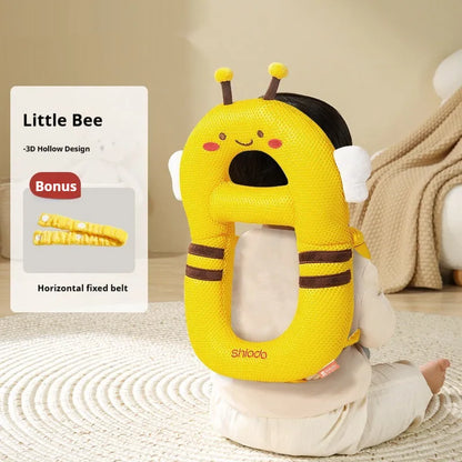 Cartoon anti-collision pillow for baby walking protection with knee pads