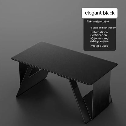 Foldable wooden laptop tablet stand with storage, standard 44 x 24cm or plus size 54.5 x 25cm.