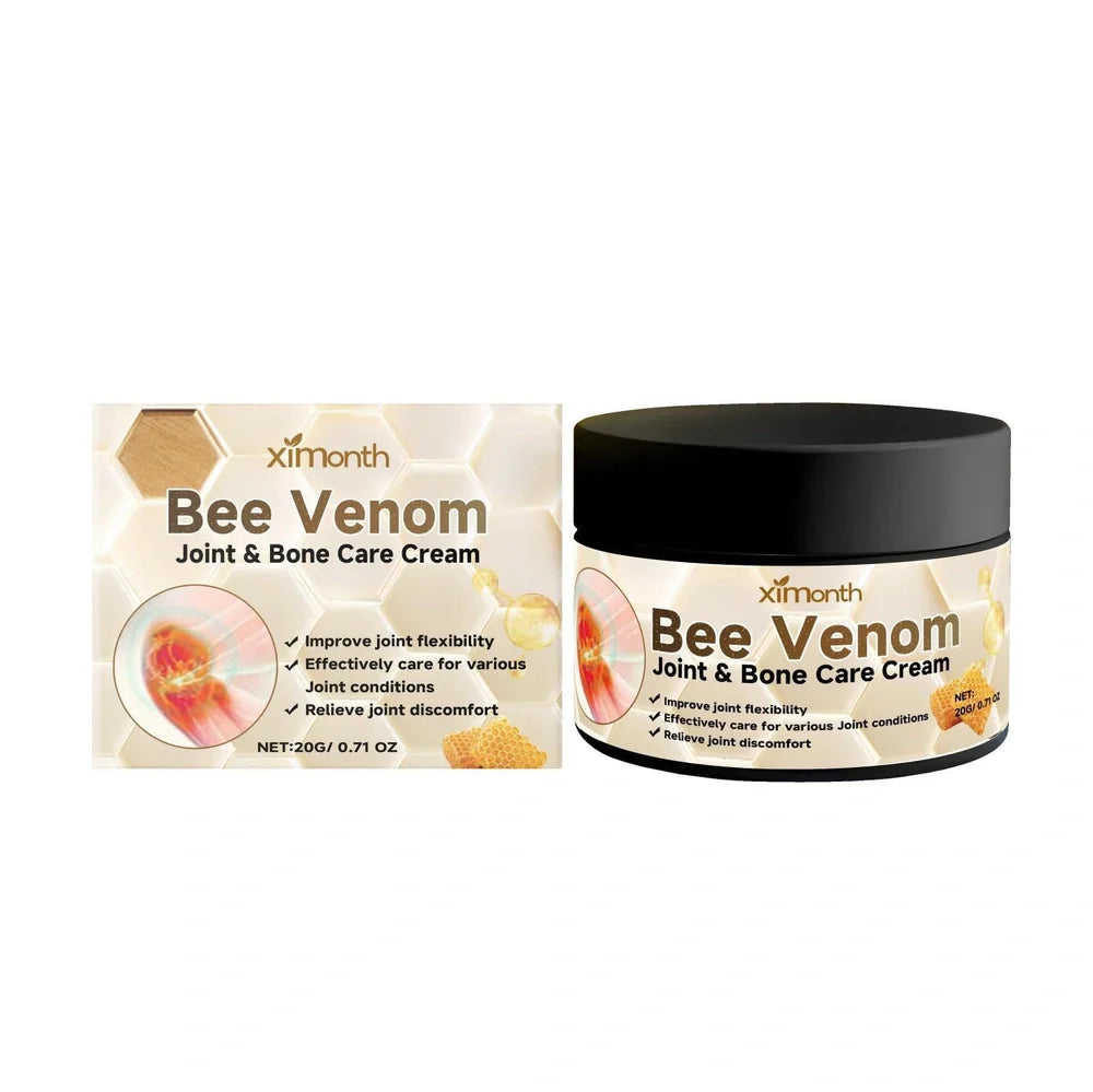 20g tube of Joint Relief Cream with mint leaves and bee venom for joint application