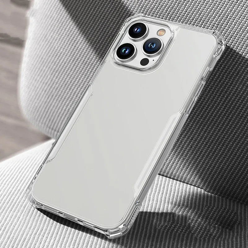 TPU phone case for iPhone 14 series in cool black with lens fine hole and all-inclusive cover
