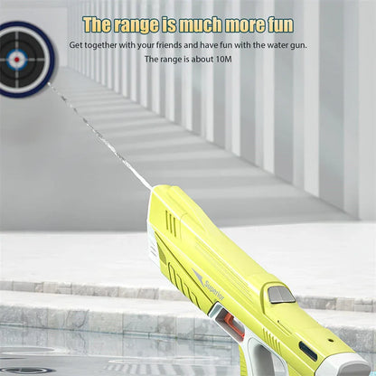 Rechargeable Automatic Water Blaster - Powerful motorized water gun for epic summer water fights and outdoor adventures