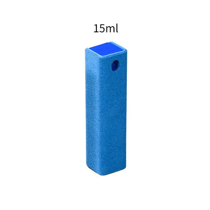 15ml portable 2-in-1 integrated phone screen cleaner spray case, no cleaning liquid included