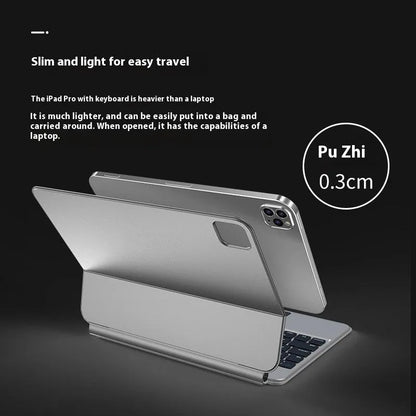 iPad Bluetooth keyboard with magnetic protective cover in five colour options for iPad Pro and iPad Air tablets