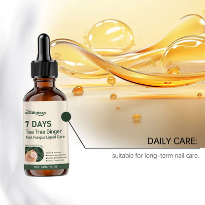 30ml bottle of mild brightening and nourishing nail care solution.