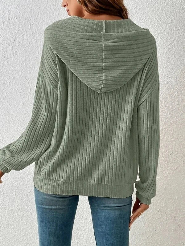 A stylish and comfortable hooded sweatshirt with drawstring and pockets, available in various colors.